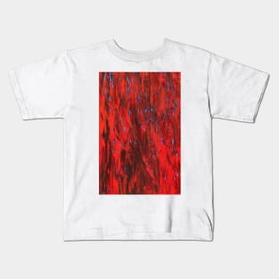 Firefly Sea (blue on red) III/III Kids T-Shirt